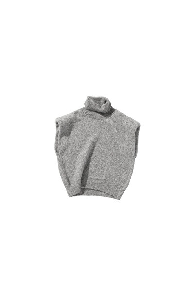 MANGO Açık Gri Kadın Yelek 47041305