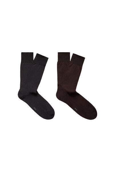 MANGO Καφέ Ανδρικές Κάλτσες 77010644