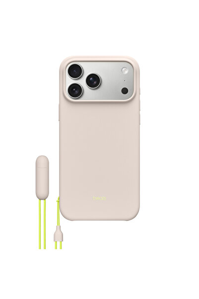 Apple MagSafe ve Kamera Denetimi Beats iPhone 17 Pro Max Kickstand Kılıfı - Kalker Beji