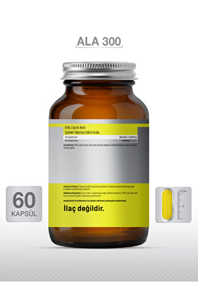 goodday Alfa Lipoik Asit (ALA300) 60 Bitkisel Kapsül Besin Takviyesi