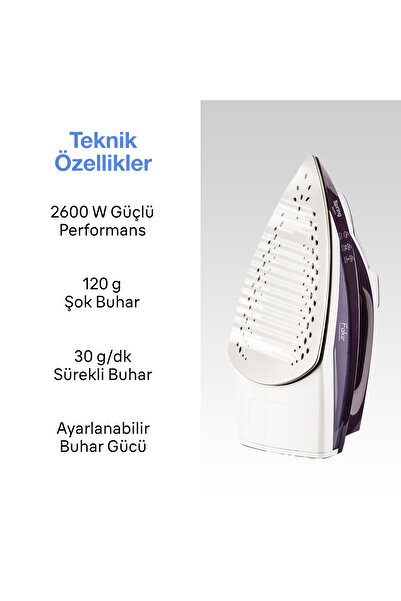 Fakir Spring Steam Iron Purple