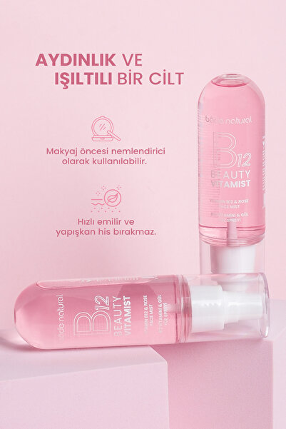 Bade Natural Vitamist B12 Vitamini & Gül Yüz Spreyi 100 ml