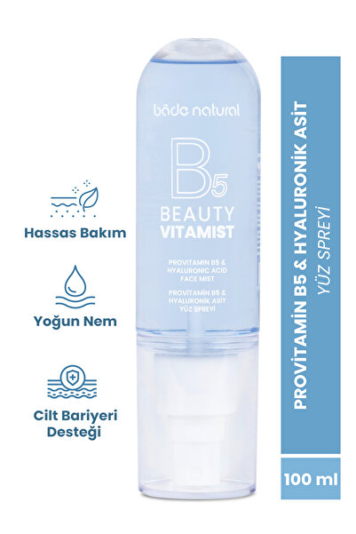 Bade Natural Vitamist Provitamin B5 & Hyaluronik Asit Yüz Spreyi 100 ml