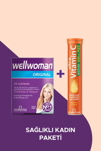 Wellwoman Ultra Vitamin C - Sağlıklı Kadın Paketi