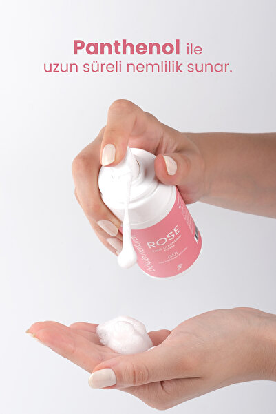 Bade Natural Gül Suyu Yüz Temizleme Köpüğü %100 Doğal ve Vegan 125 ml