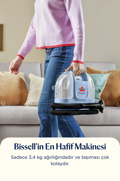 Bissell SpotClean Mini Halı – Koltuk Yıkama ve Leke Çıkarma Makinesi