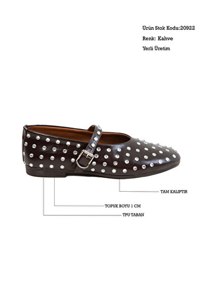 SOHO Brown Women's Ballerinas 20922