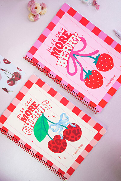 Victoria's Journals A4 Spiral School Notebook Set of 2 – Lined, Soft Touch Cover