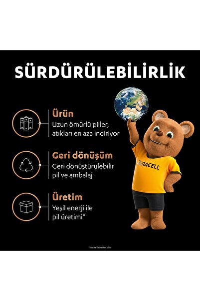 Duracell Optimum AA Alkalin Kalem Pil 6’lı Paket + AAA Alkalin İnce Kalem Pil 6'lı Paket