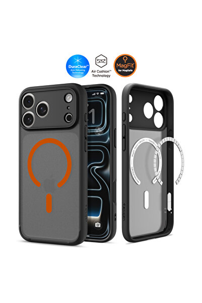 Spigen iPhone 17 Pro Max ince MagSafe Kılıf Ultra Hybrid MagFit Frost Black O...
