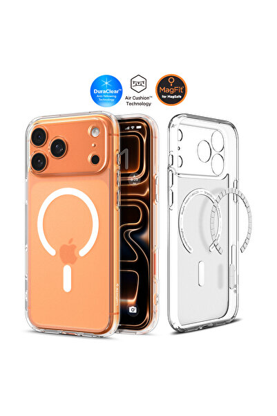 Spigen غطاء MagSafe رفيع لهاتف iPhone 17 Pro، غطاء Ultra Hybrid MagFit Frost ...