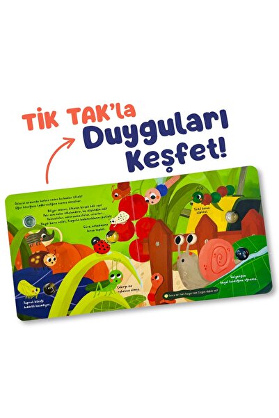 Sincap Kitap Tik Tak Duygu Baloncuklarını Patlat Etkileşimli Duygu Kitabı İnce Motor Gelişimi 6 Ay-4 Yaş