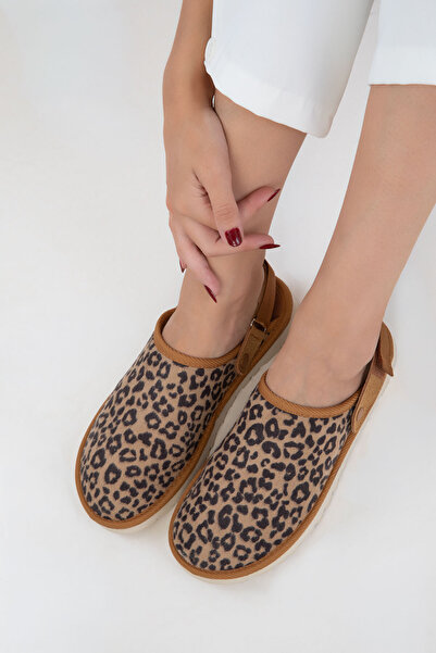 SOHO Leopard-Tan Women's Slippers 20882