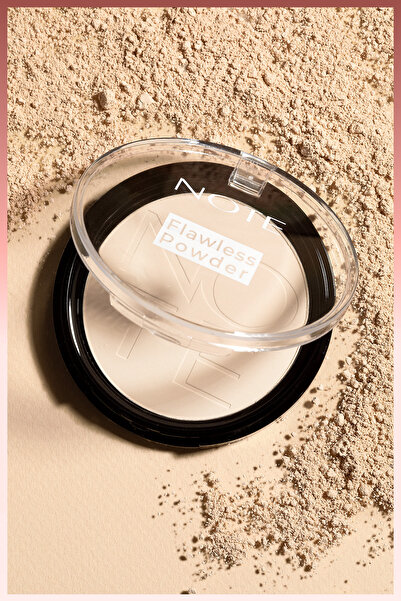 NOTE Flawless Powder Yarı Mat Bitişli Toz Pudra - 02 Light Porcelain Opal