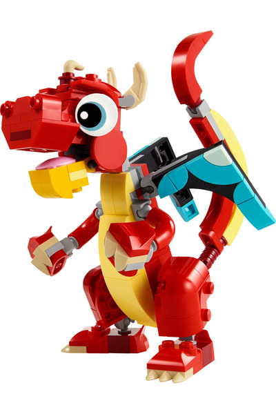 LEGO ® مجموعة إنشاء التنين الأحمر Creator 31145 - للأعمار من 6 سنوات فما فوق (149 قطعة)