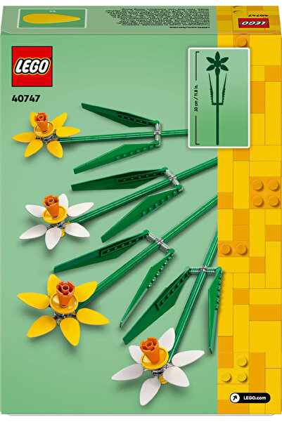 LEGO ® Botanicals Nergis 40747 - 8+ Çiçek Model Yapım Seti (216Pr)