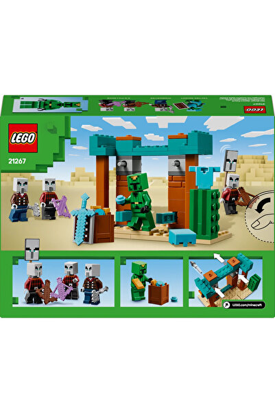 LEGO ® Minecraft® Serseri Köylü Çöl Devriyesi 21267 - 7+ Yaratıcı Oyuncak Yapım Seti (105Parça)