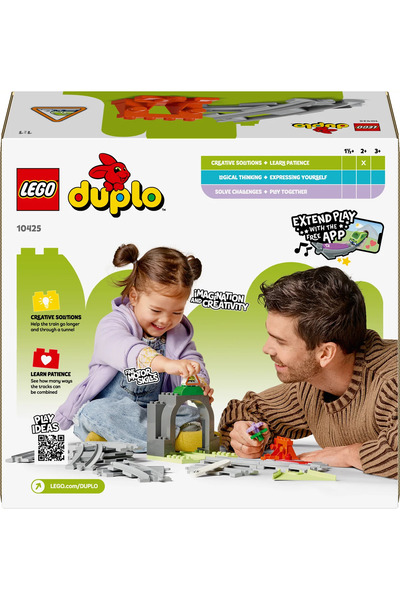 LEGO ® DUPLO® Kasabası Tren Tüneli ve Rayları Ek Macera Seti 10425 - 2+ Eğitici Oyuncak Yapım Seti (20P)