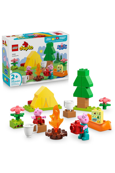 LEGO ® DUPLO® Peppa Pig Kamp Gezisi 10452 - 2+ Çocuklar için Yaratıcı Oyuncak Yapım Seti (32P)