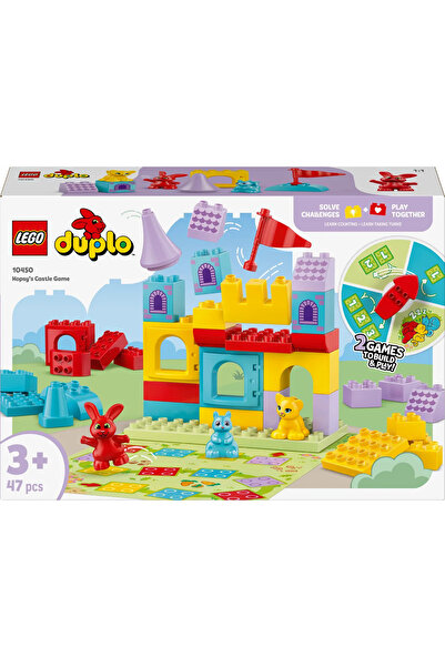 LEGO ® DUPLO® Hopsy’nin Kale Oyunu 10450 - 3+ Çocuklar için Eğitici Oyuncak Yapım Seti (47P)