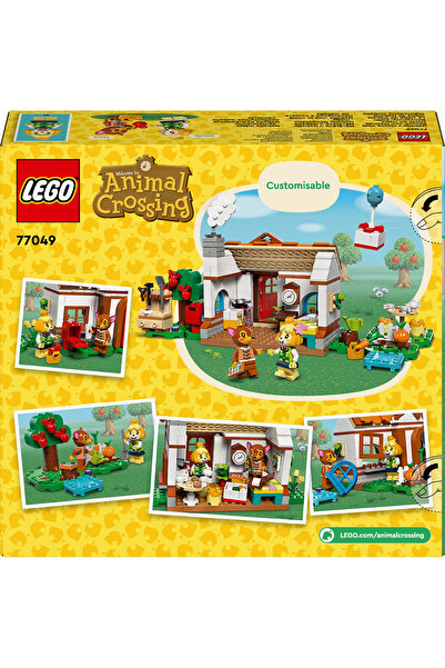 LEGO ® Animal Crossing™ Isabelle Ev Ziyaretinde 77049 - 6+ Çocuklar için Oyuncak Yapım Seti (389P)