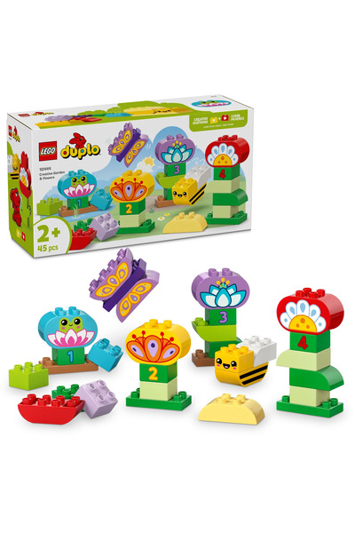 LEGO ® DUPLO® Kasabası Yaratıcı Bahçe ve Çiçekler 10444 - 2+ Eğitici Oyuncak Yapım Seti (45P)