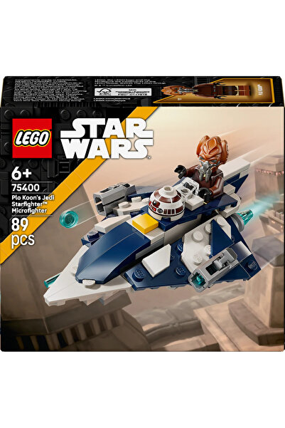 LEGO ® Star Wars: Klon SavaşlarıPlo Koon'un Jedi Starfighter™ Mikro Savaşçısı 75400 - 6+ Oyuncak Seti