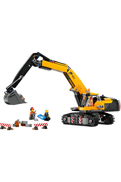LEGO ® City Yellow Construction Excavator 60420 Digger Building Set for 8+ Year Old Kids (633 Pieces)