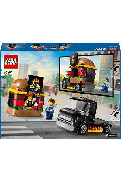 LEGO Hngds City Hamburger Truck 60404 - 194dílná stavebnice na 5 let a více