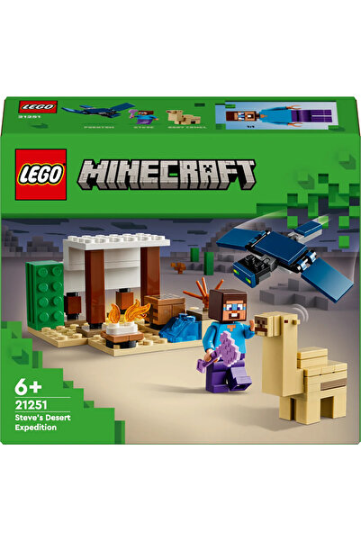 LEGO ® Minecraft® Steve'in Çöl Keşfi 21251 - 6+ Çocuklar için Yaratıcı Oyuncak Yapım Seti (75P)