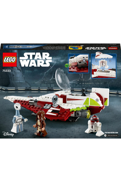 LEGO ® Star Wars™ Obi-Wan Kenobi’nin Jedi Starfighter™’ı 75333 - 7+ Oyuncak Yapım Seti (282 P)