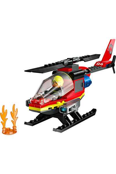 LEGO ® City Fire Rescue Helicopter Building Set 60411