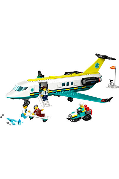 LEGO ®   طائرة إسعاف الطوارئ في المدينة 60465 - مجموعة ألعاب إبداعية للأطفال من سن 6 سنوات فما فوق (403P)