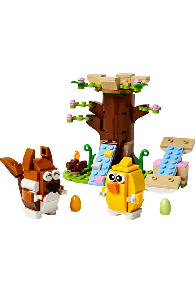 LEGO ®   مجموعة بناء الحيوانات الأيقونية للربيع 40709 - مجموعة ألعاب إبداعية للأطفال فوق 8 سنوات (172 قطعة)