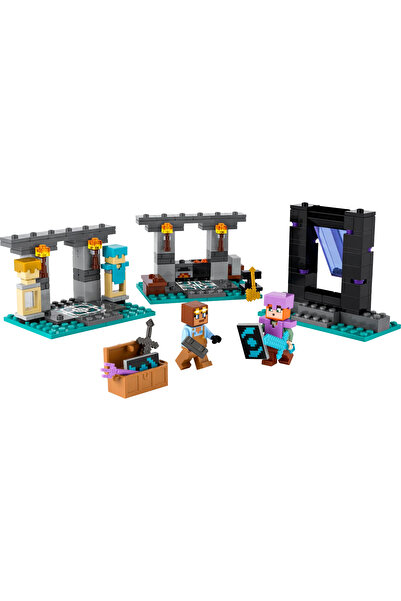 LEGO ® Minecraft® Cephanelik 21252 - 7+ Figür İçeren Yaratıcı Oyuncak Yapım Seti (203Parça)
