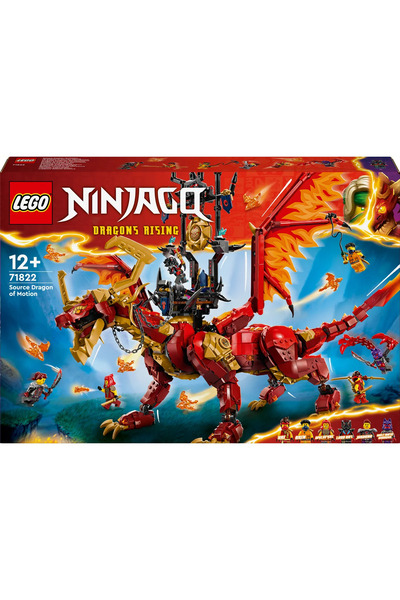 LEGO ®   مجموعة بناء NINJAGO Source Dragon of Motion Figure 71822 للأطفال بعمر 12 عامًا فما فوق (1,716 P)