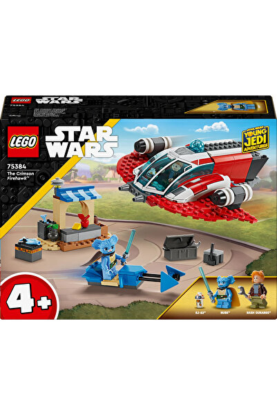 LEGO ®   Star Wars: Young Jedi Adventures Crimson Firehawk ™   75384 - 4+ Creative Toy Building Set (136P)
