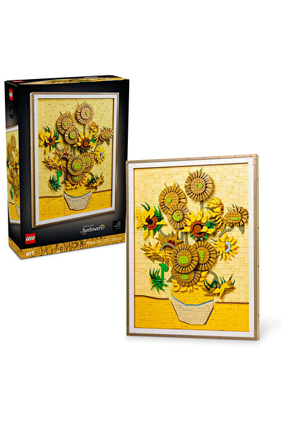LEGO ® Art Vincent van Gogh – Ayçiçekleri 31215 - Yetişkinler için Dekoratif Model Yapım Seti (2615P)