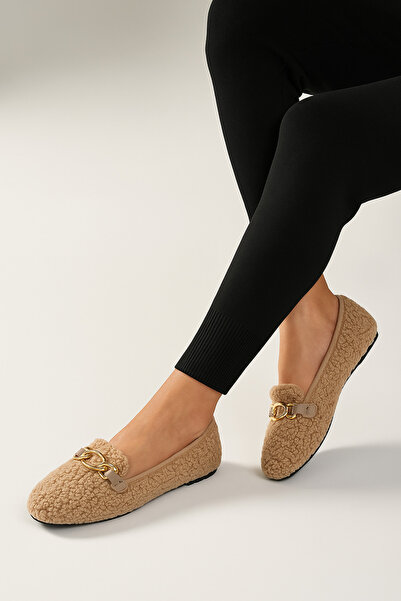 Beyond Mink Plush Women's Home Flats - Gurva Chain, 1cm Byndshr01