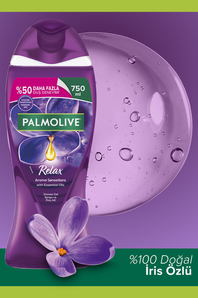 Palmolive Aroma Sensations So Relaxed Aromatik Banyo ve Duş Jeli 750 ml x2 Adet Vücut Şampuanı Vücut Bakımı