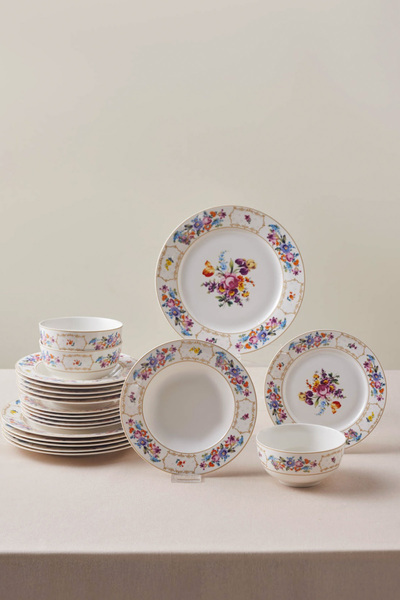 Karaca Gülşah 24 Parça 6 Kişilik Yemek Takımı