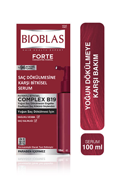 Bioblas Forte Saç Dökülmesine Karşı Bitkisel Serum 100 Ml
