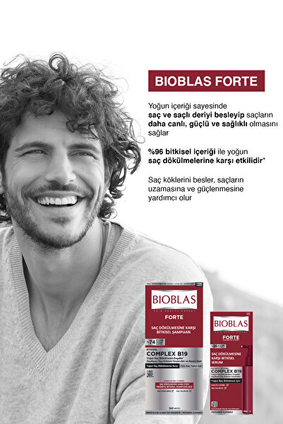 Bioblas Forte Saç Dökülmesine Karşı Bitkisel Serum 100 Ml