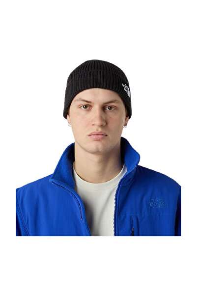 THE NORTH FACE TNF LOGO BOX CUFFED BEANIE Unisex Bere NF0A8CHEJK31 Siyah-STD