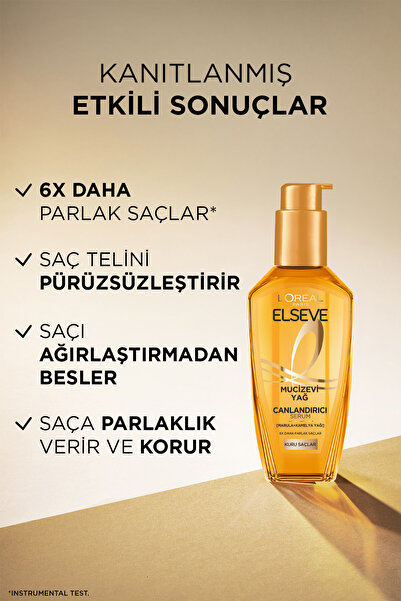 ELSEVE L'oréal Paris Mucizevi Canlandırıcı Bakım Yağı 100 ml
