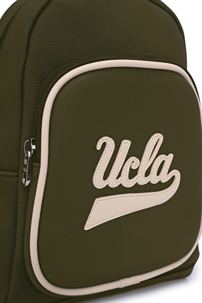 UCLA Khaki Women's Backpack and Shoulder Bag 05Uc25K9006