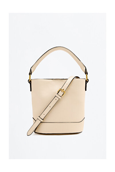 LEFTIES Damen Schlichte Doppelgriff-Bucket-Bag