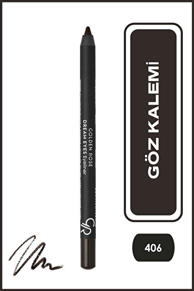 Golden Rose Dream Eyes Eyeliner No: 406 - Mat Bitişli Yumuşak Göz Kalemi