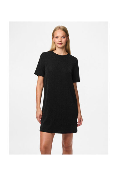 PIECES Pcjina Ss O-Neck Short Dress Jrs Pwp Bc