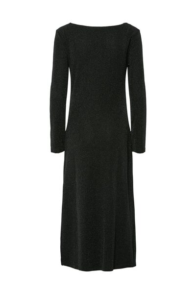 PIECES Pcjina Ls Boatneck Midi Dress Jrs Pwp Bc